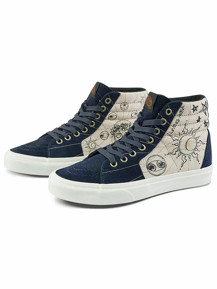 Кеды Vans Unisex SK8-HI Sneakers Blue — изображение 2 из 4, синий