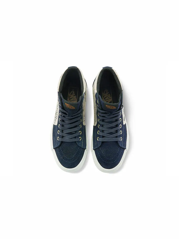 Кеды Vans Unisex SK8-HI Sneakers Blue — изображение 3 из 4, синий