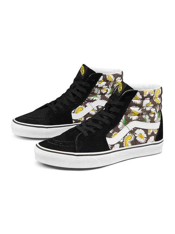 Кроссовки sk8-hi high-top sneakers black Vans — изображение 2 из 4, черный/мульти