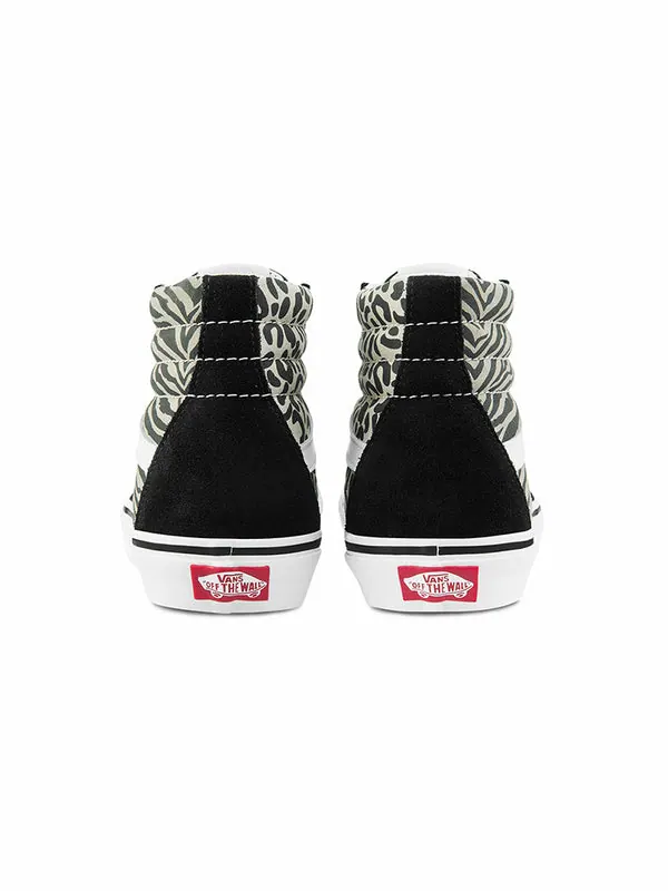 Кроссовки sk8-hi canvas sneakers black/white Vans — изображение 4 из 4, черный/белый