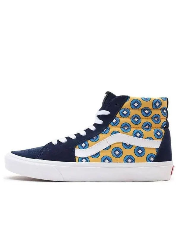 Кроссовки sk8-hi 'tie print mix' Vans — изображение 1 из 4, синий/желтый/красный