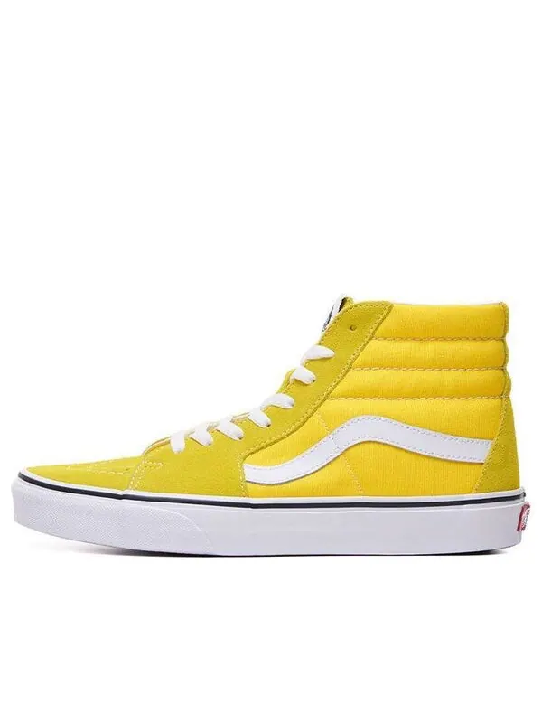 Кроссовки sk8-hi 'cyber yellow' Vans — изображение 1 из 4, желтый/белый