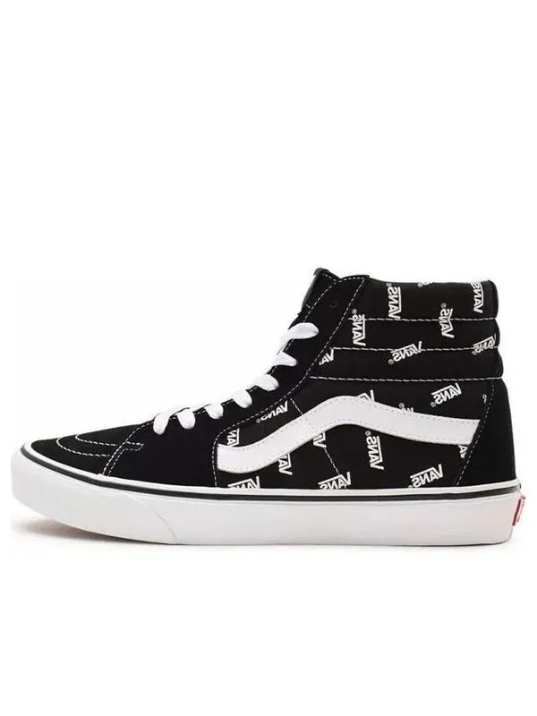 Кроссовки sk8-hi ' allover logo - black' Vans — изображение 1 из 4, черный