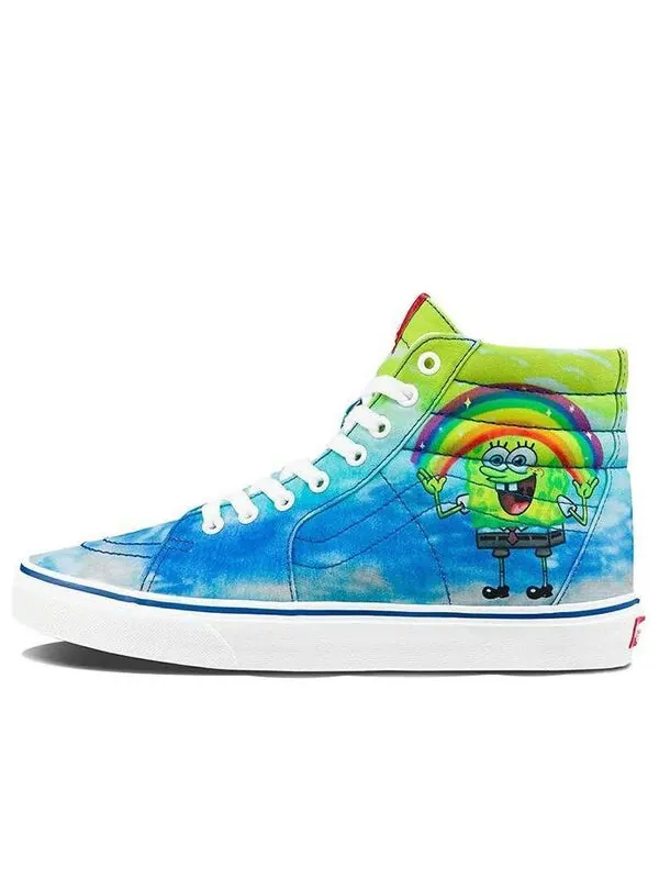 Кроссовки spongebob squarepants x sk8-hi 38 dx 'imaginaaation' Vans — изображение 1 из 4, мульти-/синий