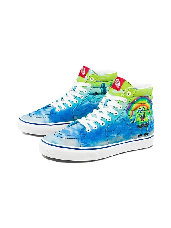 Кроссовки spongebob squarepants x sk8-hi 38 dx 'imaginaaation' Vans — изображение 2 из 4, мульти-/синий