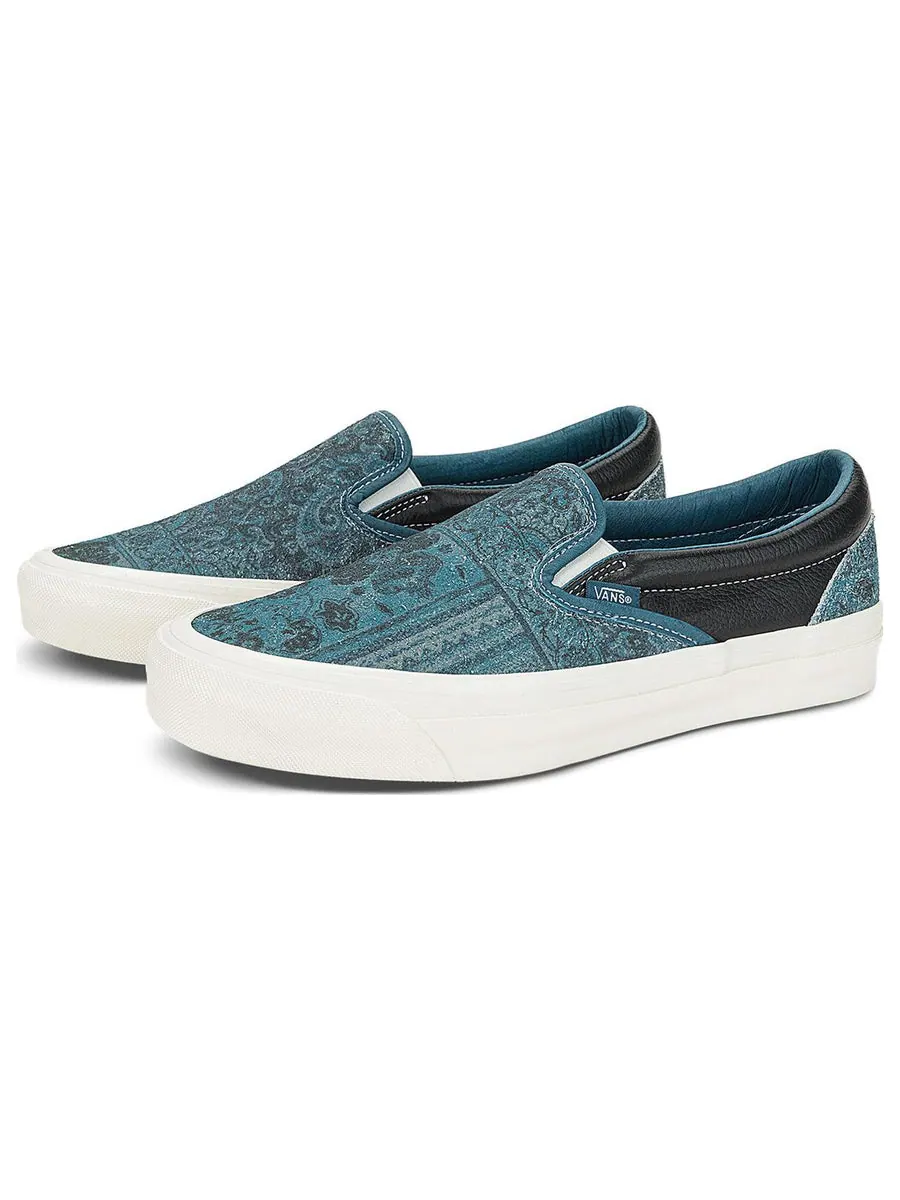Кроссовки Vans Vault OG Classic Slip-On LX 'Grannys Rug Stargazer Navy' — изображение 2 из 4, синий