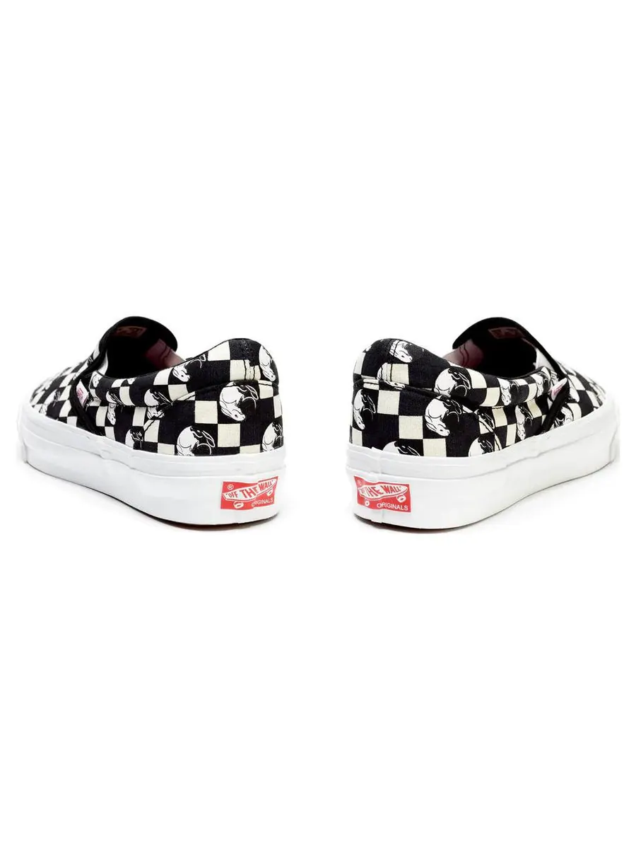 Кеды Vans slip-on OG Classic 'Black White' — изображение 3 из 3, черный