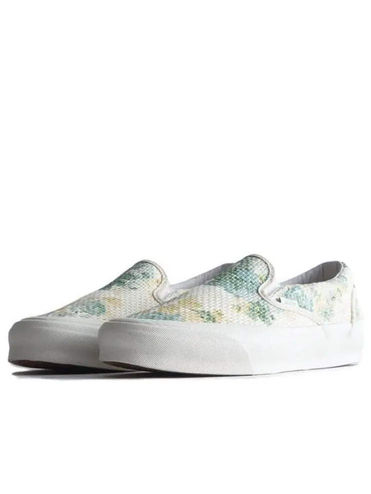 Кеды Vans OG Classic Slip-On LX x Kith 'Vintage Roses' — изображение 1 из 3, бежевый