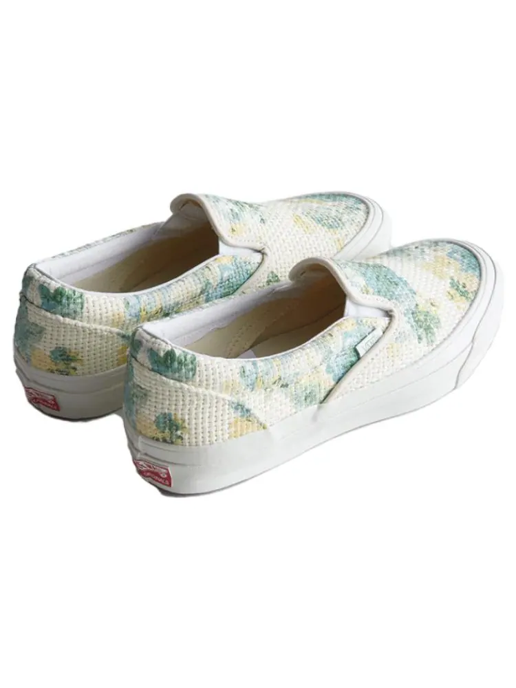 Кеды Vans OG Classic Slip-On LX x Kith 'Vintage Roses' — изображение 2 из 3, бежевый