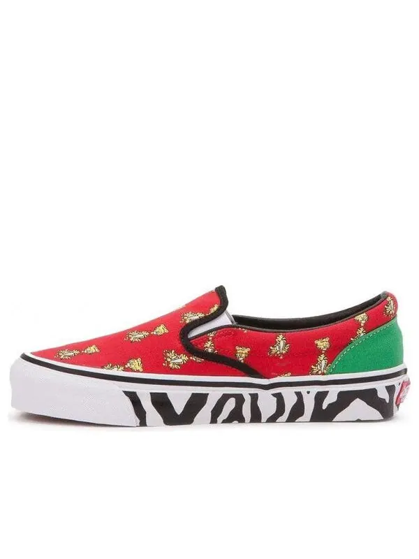 Кроссовки x aries og classic slipon 'red white' Vans — изображение 1 из 4, красный/белый