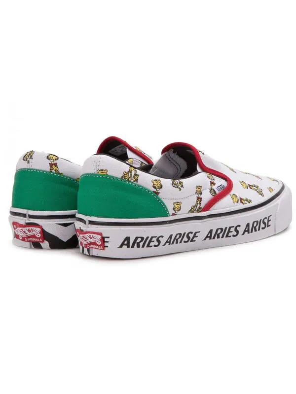 Кроссовки x aries og classic slipon white Vans — изображение 4 из 4, белый