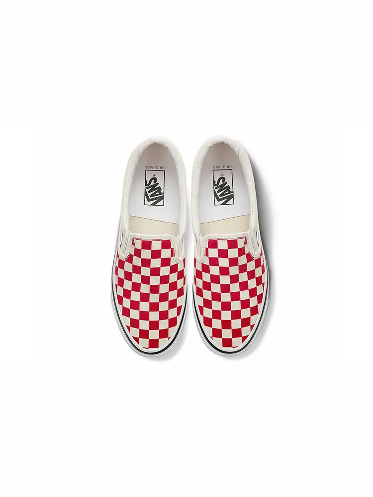 Кеды Vans OG Slip-On 'Red White' — изображение 3 из 5, красный