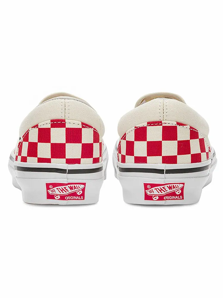 Кеды Vans OG Slip-On 'Red White' — изображение 5 из 5, красный