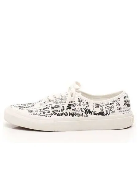 Кроссовки comme des garcons x authentic lx 'graffiti' Vans — изображение 1 из 4, белый/черный