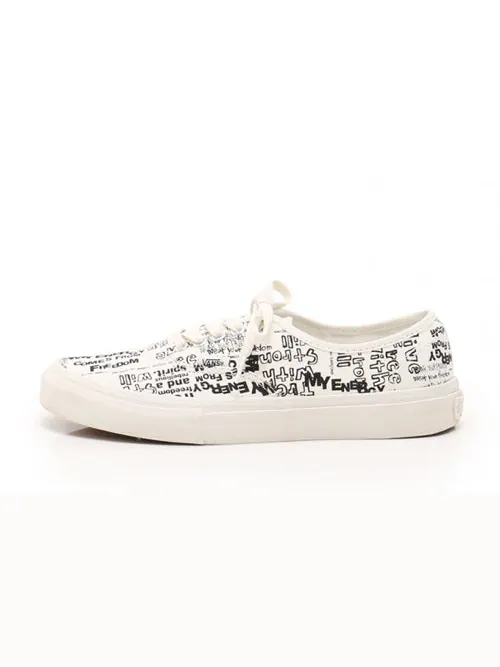 Кроссовки comme des garcons x authentic lx 'graffiti' Vans — изображение 2 из 4, белый/черный