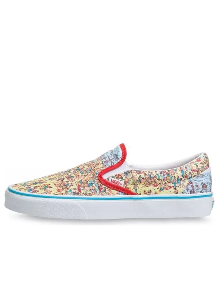 Кеды Vans Where's Waldo? x Classic Slip-On 'Find Steve' — изображение 1 из 4, белый
