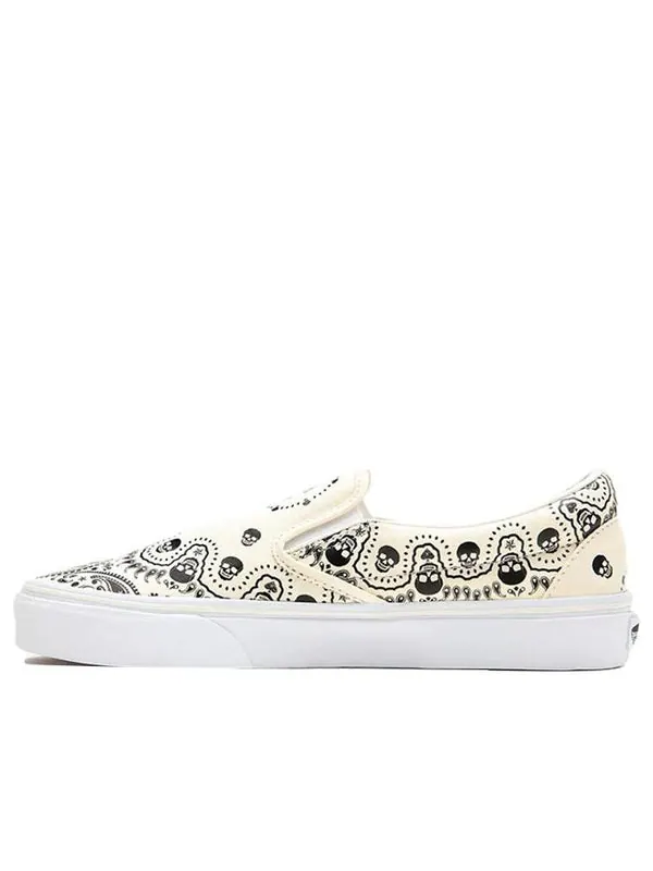 Кроссовки classic slip-on 'bandana - classic white' Vans — изображение 1 из 4, желтый