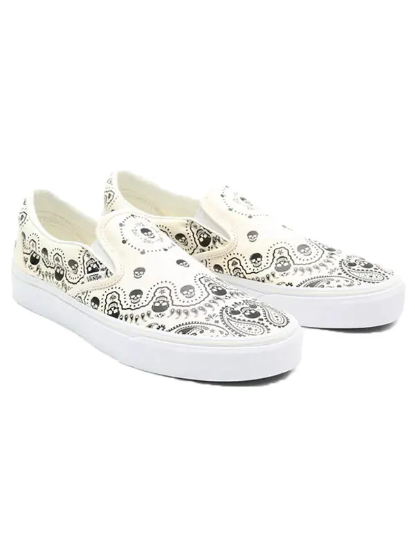 Кроссовки classic slip-on 'bandana - classic white' Vans — изображение 3 из 4, желтый