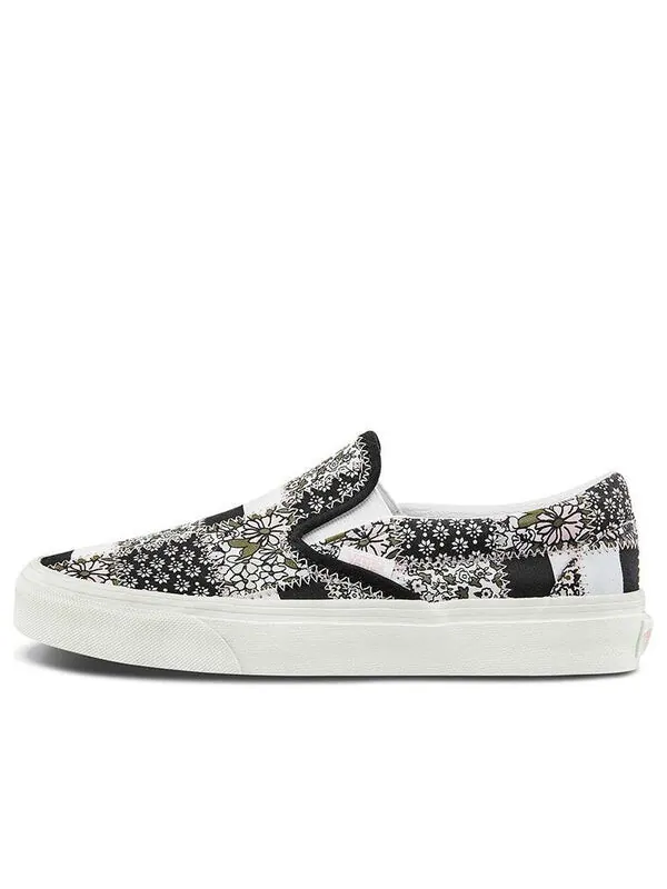 Кроссовки classic slip-on 'patchwork floral' Vans — изображение 1 из 4, мульти