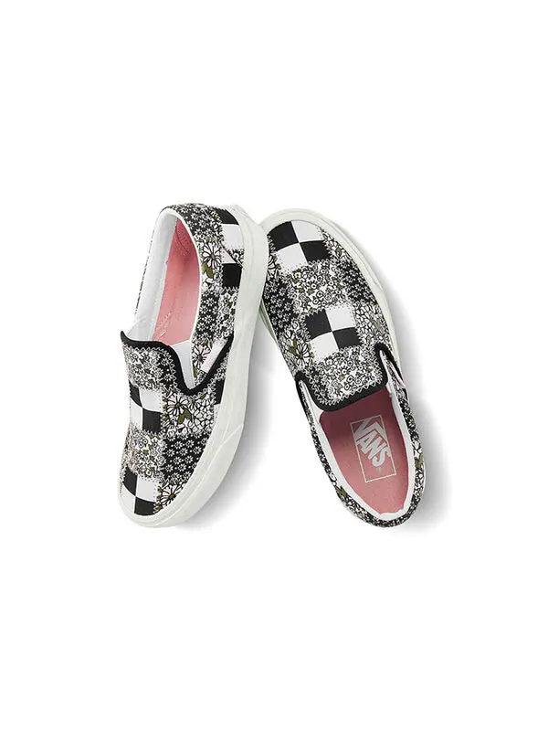 Кроссовки classic slip-on 'patchwork floral' Vans — изображение 4 из 4, мульти
