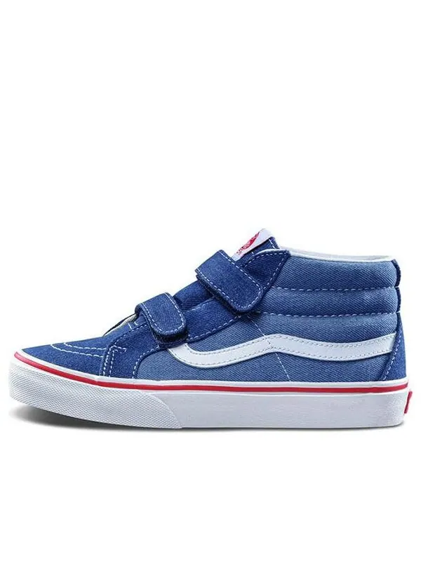 Кроссовки sk8-mid reissue v 'denim 2-tone' Vans — изображение 1 из 4, синий/белый