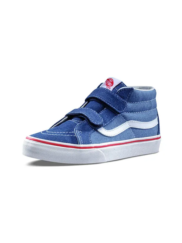 Кроссовки sk8-mid reissue v 'denim 2-tone' Vans — изображение 2 из 4, синий/белый