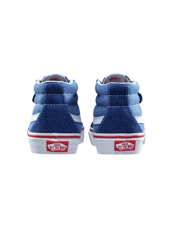 Кроссовки sk8-mid reissue v 'denim 2-tone' Vans — изображение 4 из 4, синий/белый