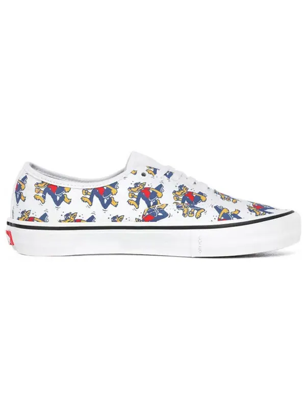 Кроссовки skate wolf authentic pro 'white blue' Vans — изображение 2 из 4, белый/синий