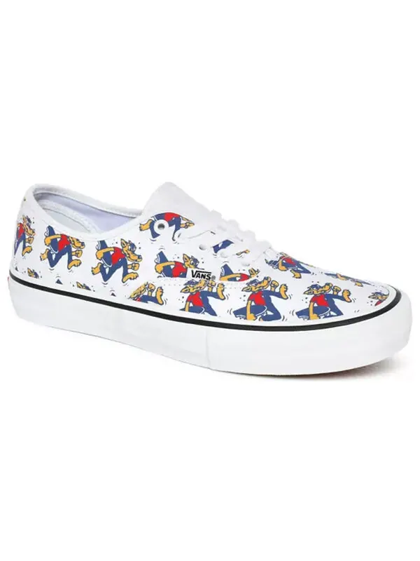 Кроссовки skate wolf authentic pro 'white blue' Vans — изображение 3 из 4, белый/синий