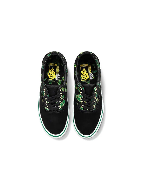 Кроссовки shake junt x era pro 'black green' Vans — изображение 3 из 4, черный/зеленый
