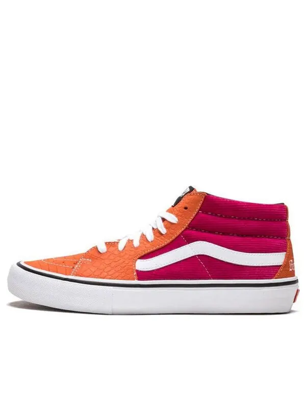 Кроссовки supreme x sk8-mid pro 'corduroy croc' Vans — изображение 1 из 4, оранжевый