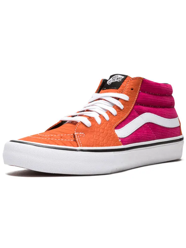 Кроссовки supreme x sk8-mid pro 'corduroy croc' Vans — изображение 4 из 4, оранжевый