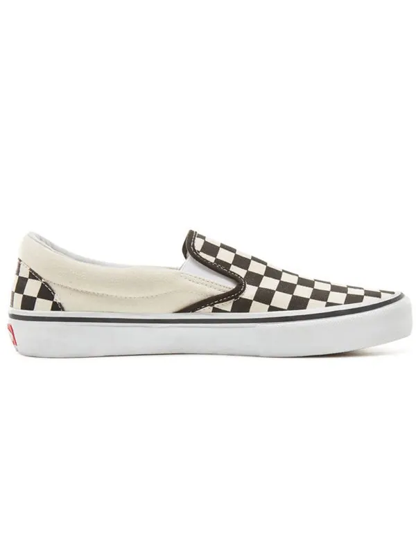 Кроссовки slip-on pro 'checkerboard' Vans — изображение 2 из 4, черный