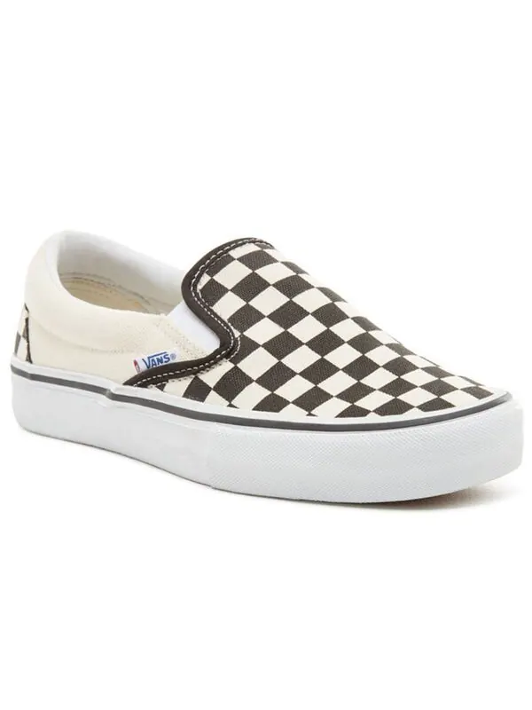 Кроссовки slip-on pro 'checkerboard' Vans — изображение 3 из 4, черный