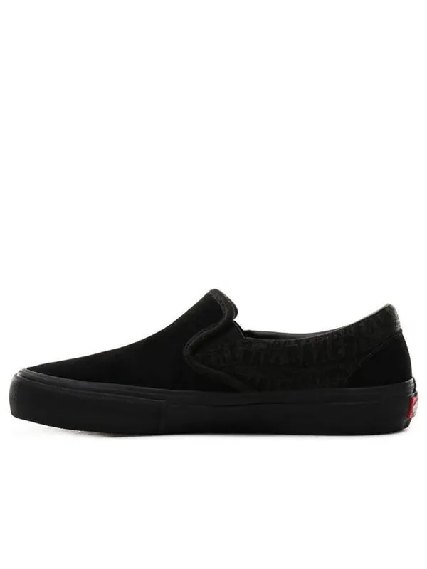 Кроссовки baker slip-on pro 'black red white' Vans — изображение 1 из 4, черный/красный/белый