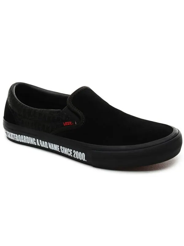 Кроссовки baker slip-on pro 'black red white' Vans — изображение 3 из 4, черный/красный/белый