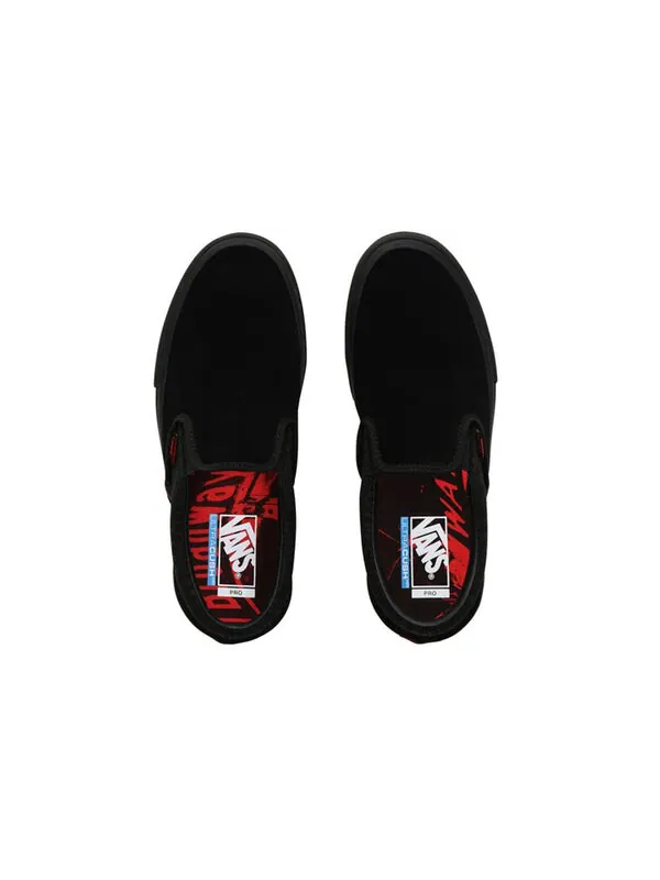 Кроссовки baker slip-on pro 'black red white' Vans — изображение 4 из 4, черный/красный/белый