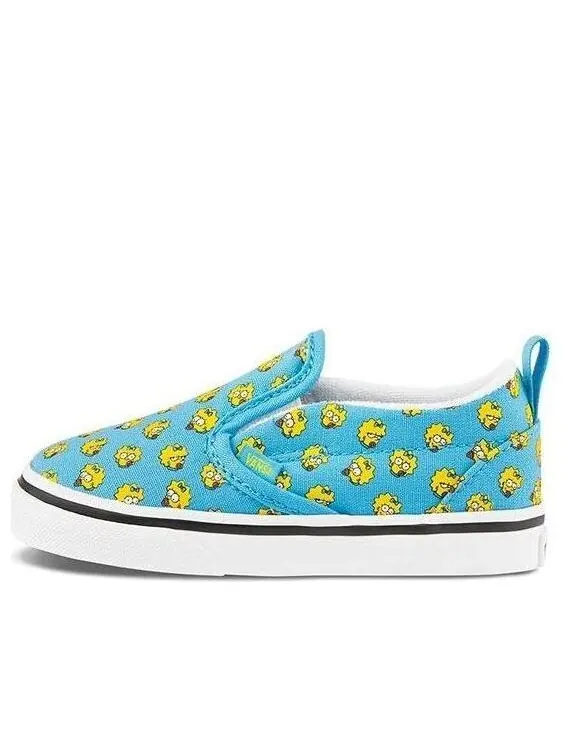 Кроссовки the simpsons x slip-on v 'maggie' Vans — изображение 1 из 4, синий/желтый