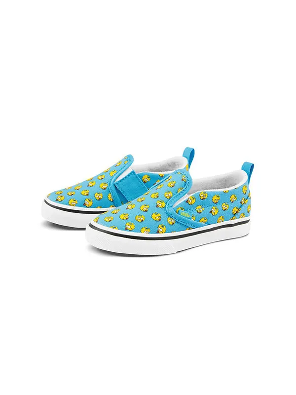 Кроссовки the simpsons x slip-on v 'maggie' Vans — изображение 2 из 4, синий/желтый