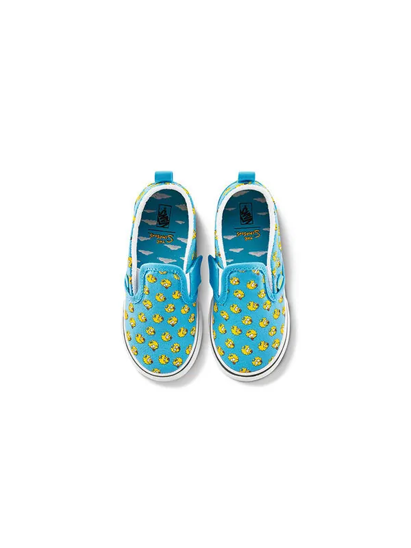 Кроссовки the simpsons x slip-on v 'maggie' Vans — изображение 4 из 4, синий/желтый