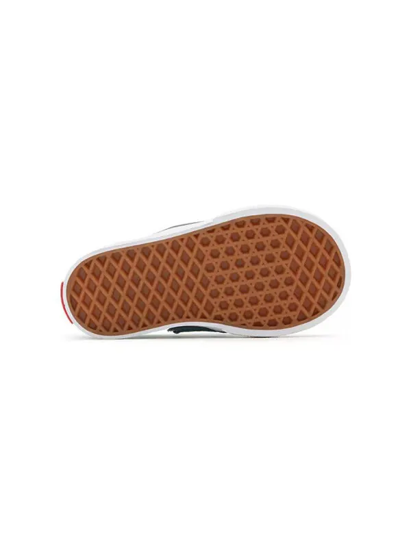 Кроссовки slip-on k shoes white/blue Vans — изображение 4 из 4, белый/синий