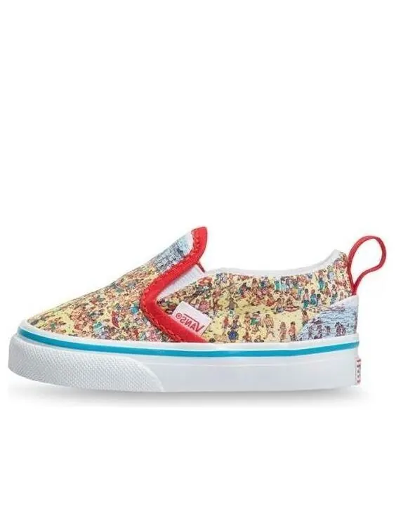 Кроссовки where's waldo? x classic slip-on 'find steve' Vans — изображение 1 из 4, мульти