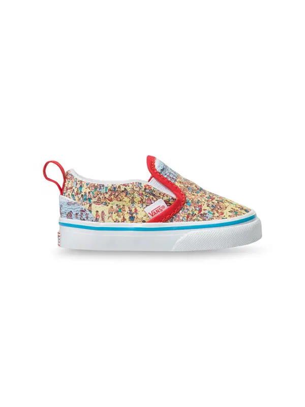 Кроссовки where's waldo? x classic slip-on 'find steve' Vans — изображение 2 из 4, мульти