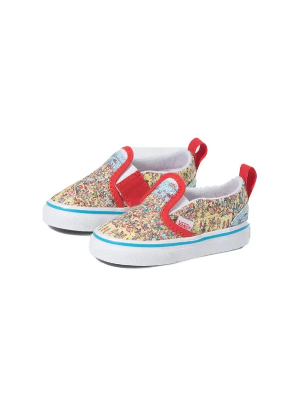 Кроссовки where's waldo? x classic slip-on 'find steve' Vans — изображение 3 из 4, мульти