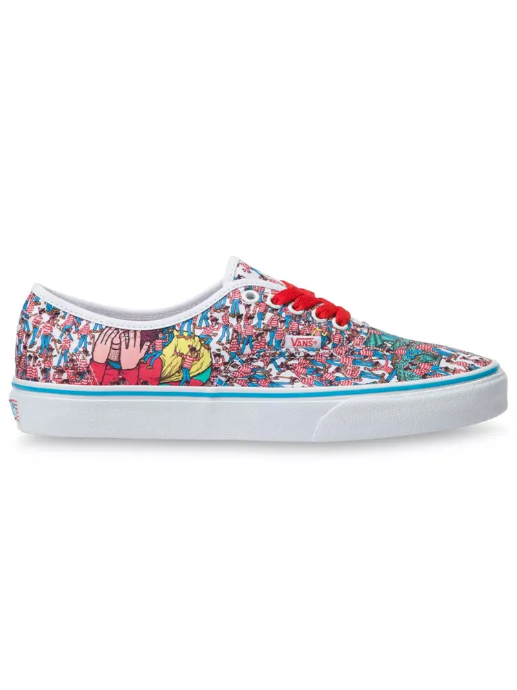 Кеды Vans Where's Waldo? x Authentic 'Land of Waldos' — изображение 2 из 4, красный