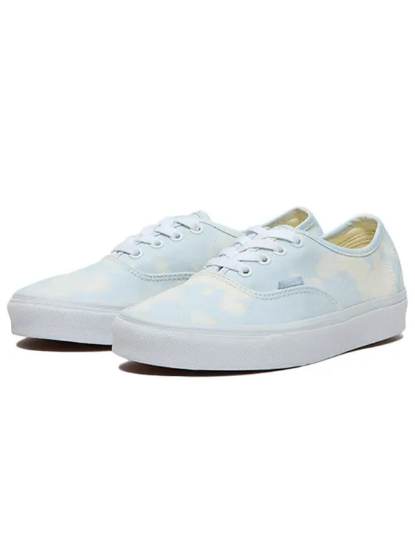 Кроссовки authentic 'bleach wash' Vans — изображение 2 из 4, синий/белый