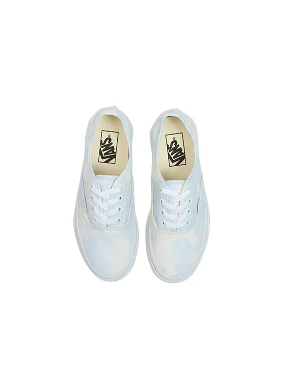 Кроссовки authentic 'bleach wash' Vans — изображение 3 из 4, синий/белый