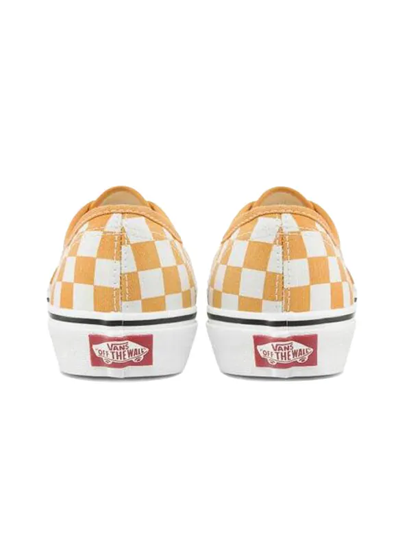 Кроссовки authentic 'checkerboard - golden aspen' Vans — изображение 4 из 4, желтовато-белый