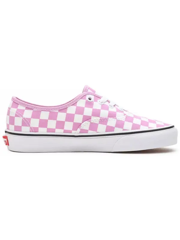 Кроссовки authentic 'checkerboard - orchid' Vans — изображение 2 из 4, розовый