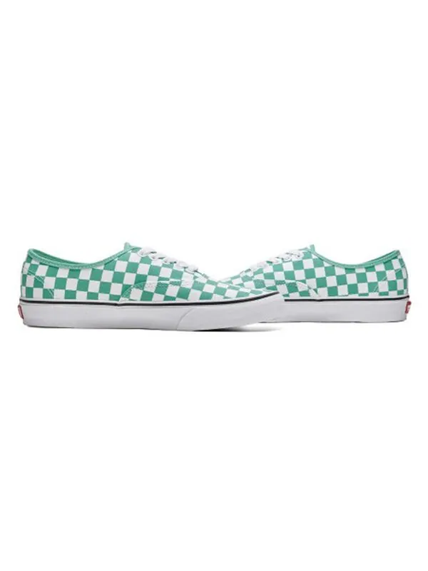 Кроссовки authentic 'checkerboard - waterfall' Vans — изображение 2 из 4, зеленый, белый